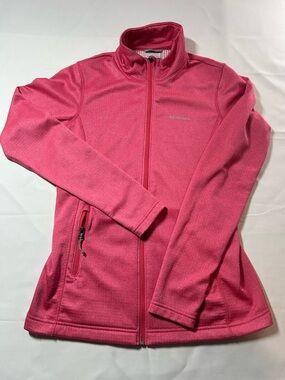 Columbia Women’s Rose Pink Full-Zip Fleece Jacket Size M